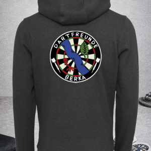 Dartfreunde Berka Hoodie Schwarz – schwer, markant, alltagstauglich